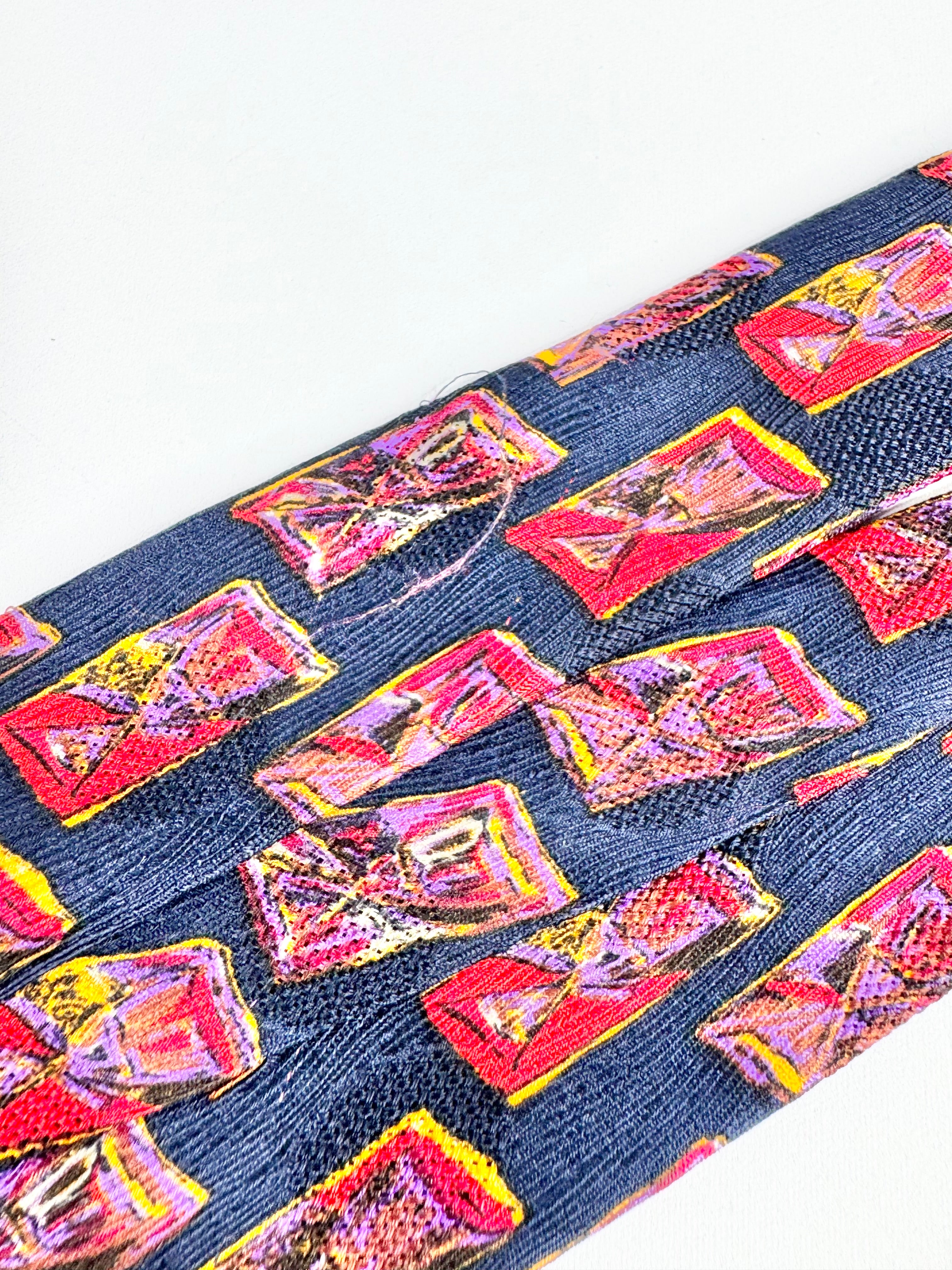 Vintage 90s Ermenegildo Zegna Chalice Patterned Tie