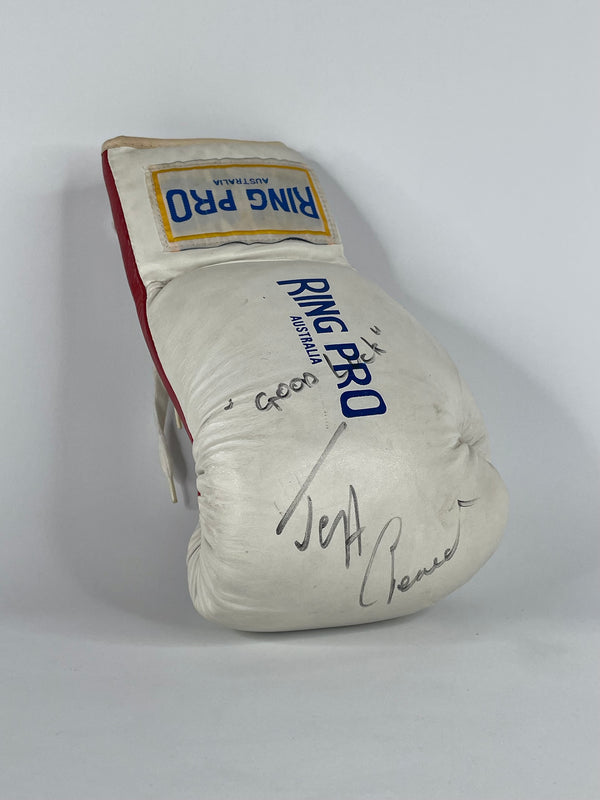 Signed Jeff Fenech Boxing Glove