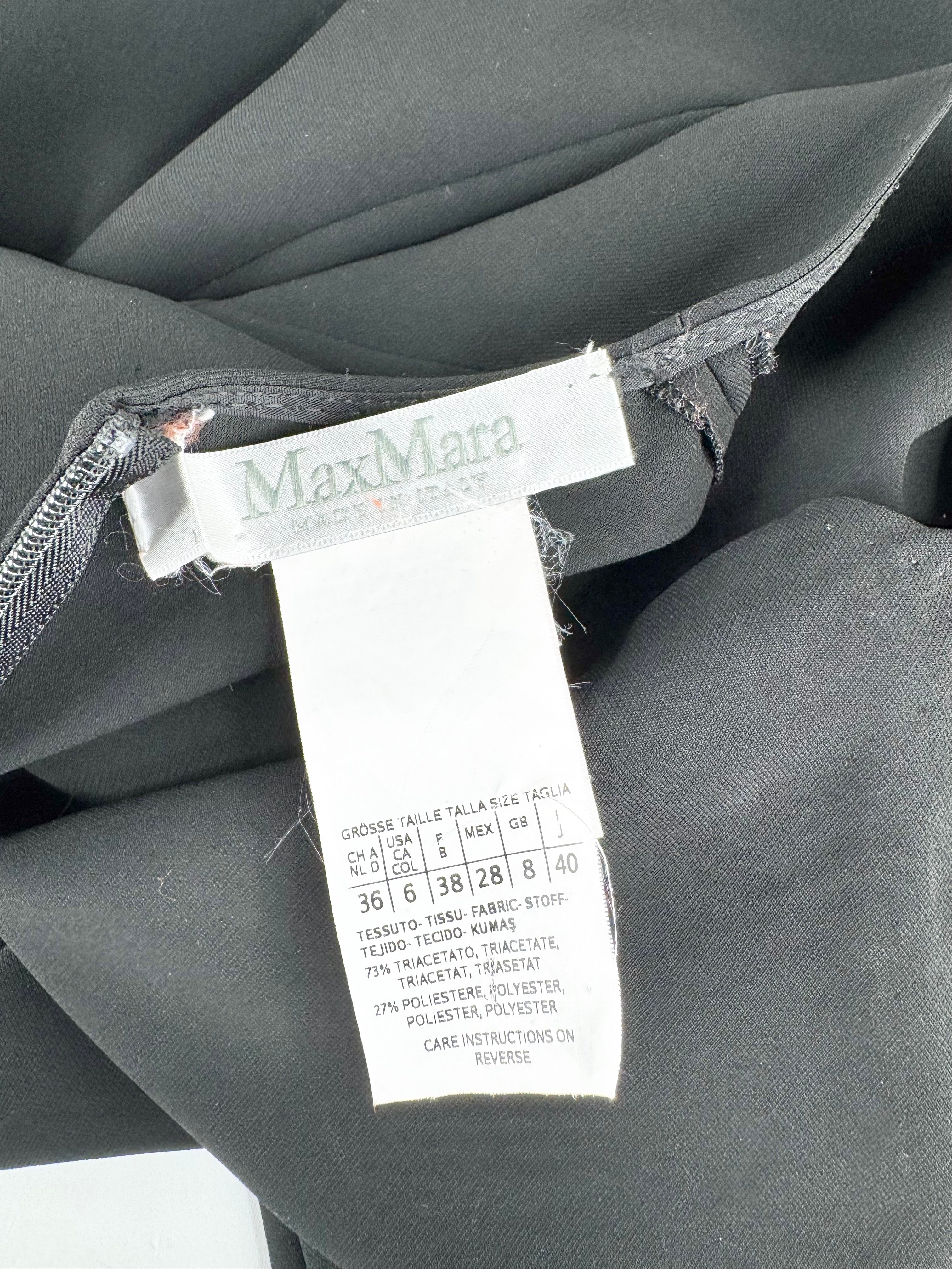 Max Mara Black Long Sleeve Jumpsuit - AU10