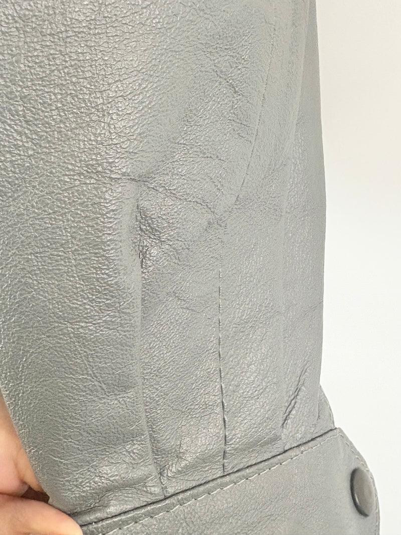 Vintage Radman Slate Leather Jacket - AU12/14