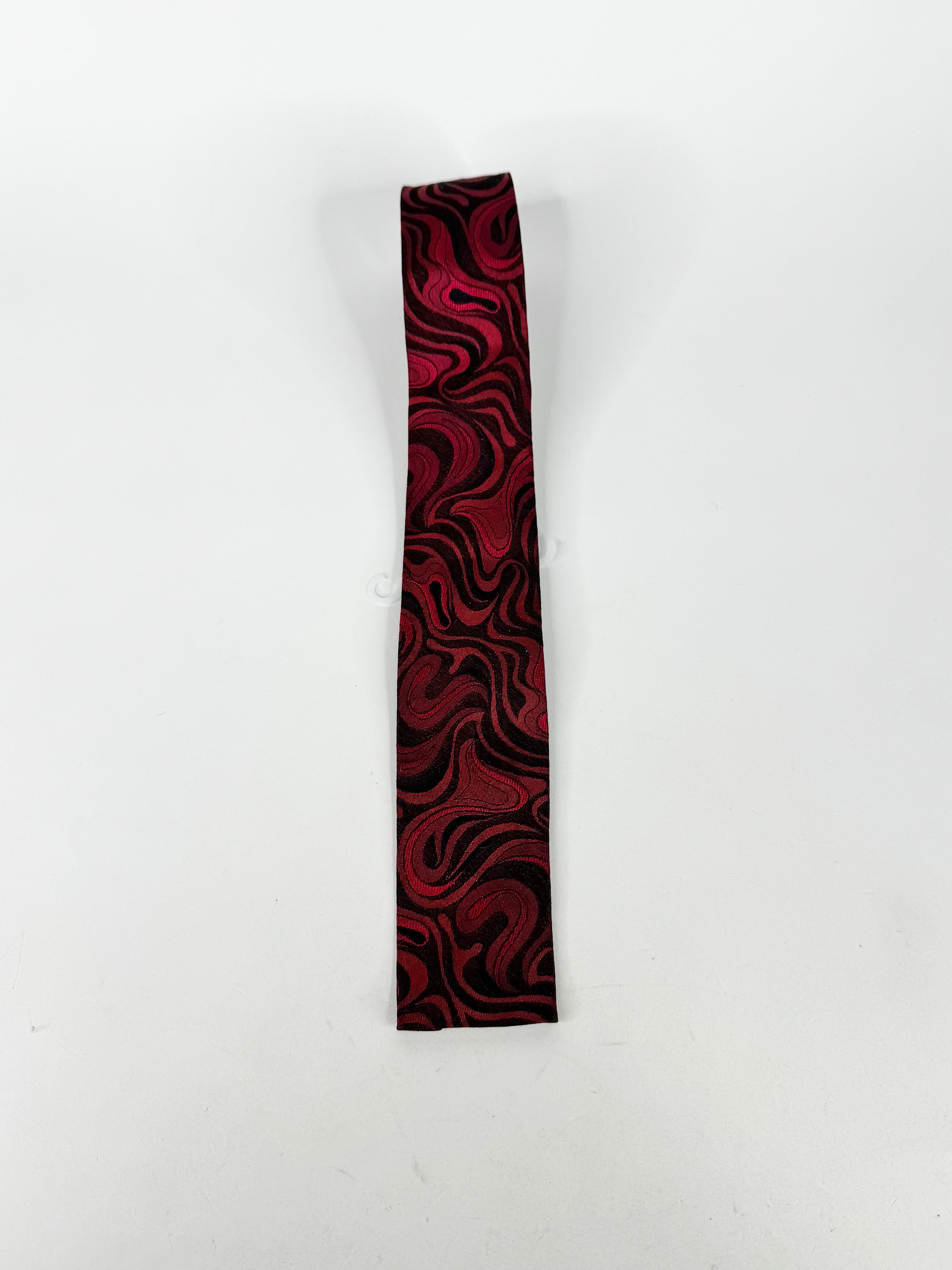 Emilio Pucci Deep Red Silk Tie