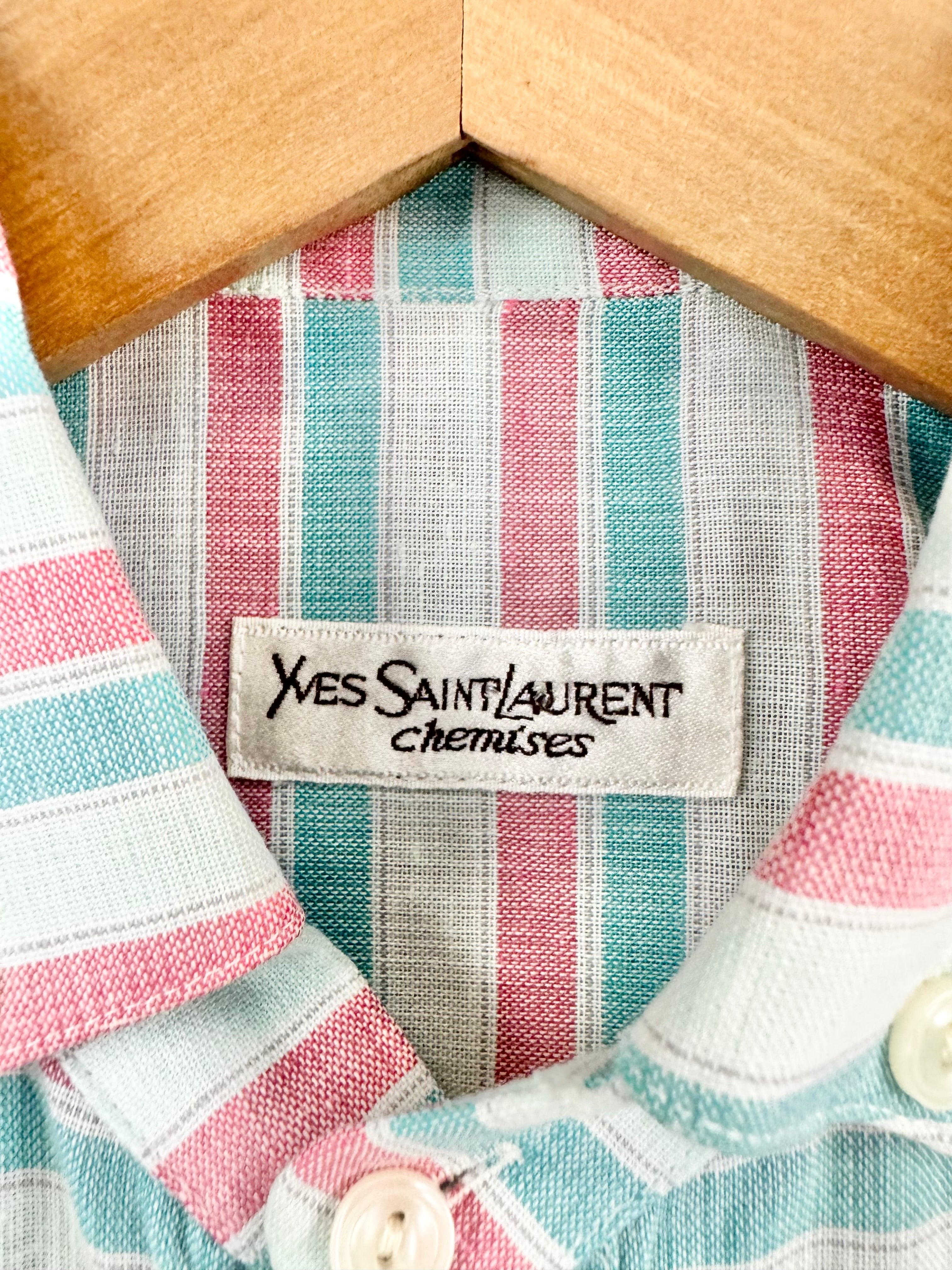 Vintage Yves Saint Laurent Short Sleeve Shirt - S