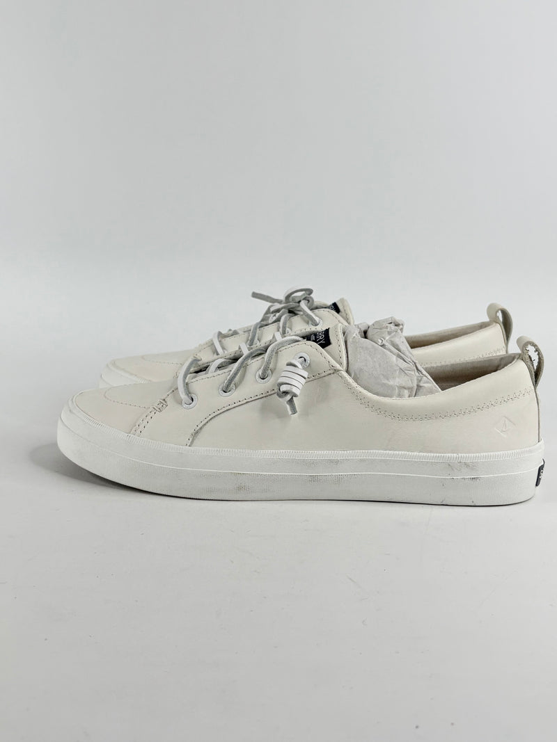 Sperry White Leather Crest Vibe Sneakers - EU40