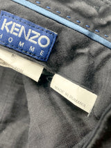 Kenzo Homme Black Cotton Trousers - 50/44