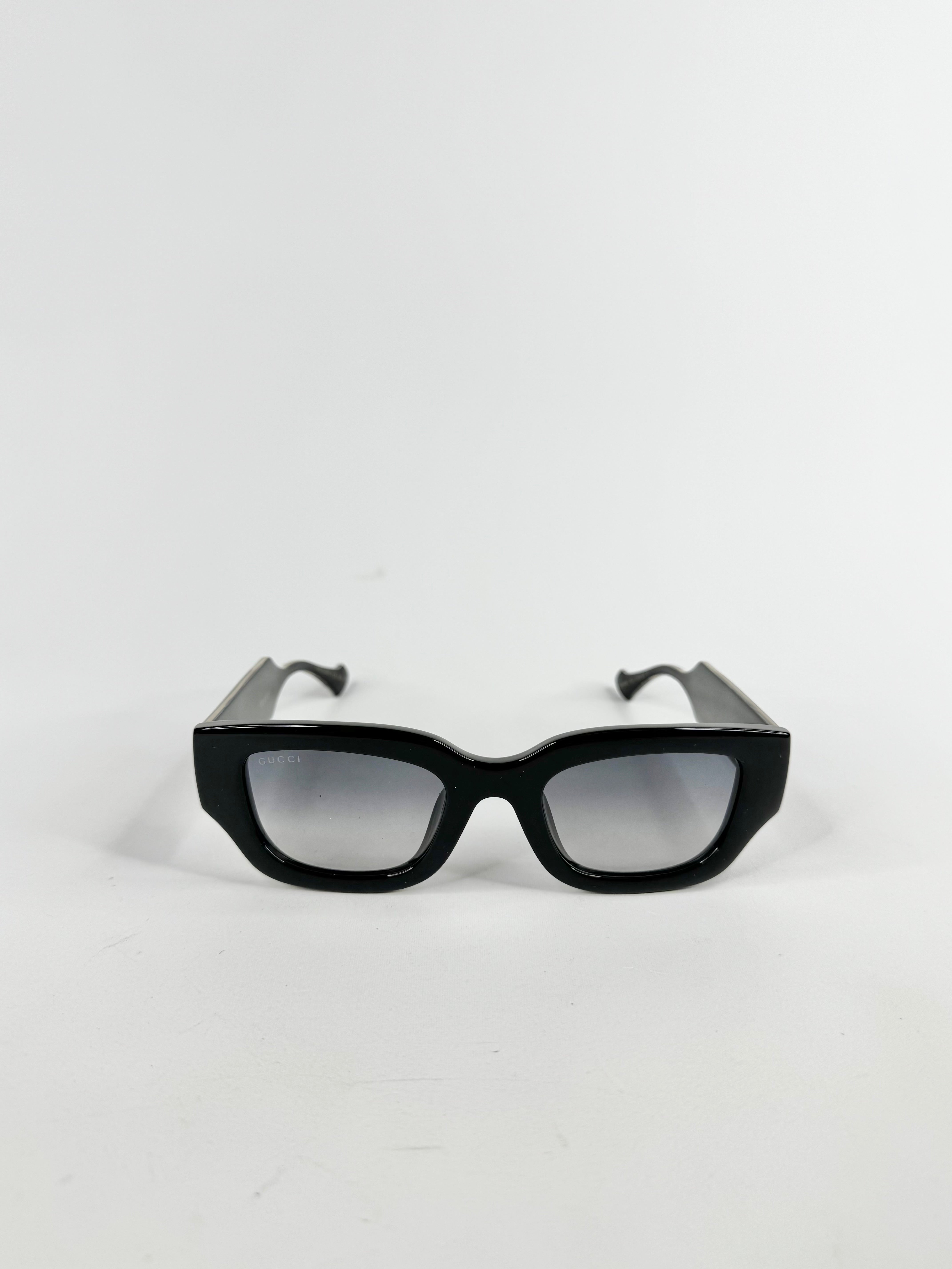 Gucci Black Oversized Square Sunglasses