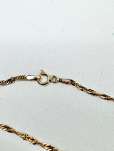 9ct Italian Made Gold Rope Chain Necklace