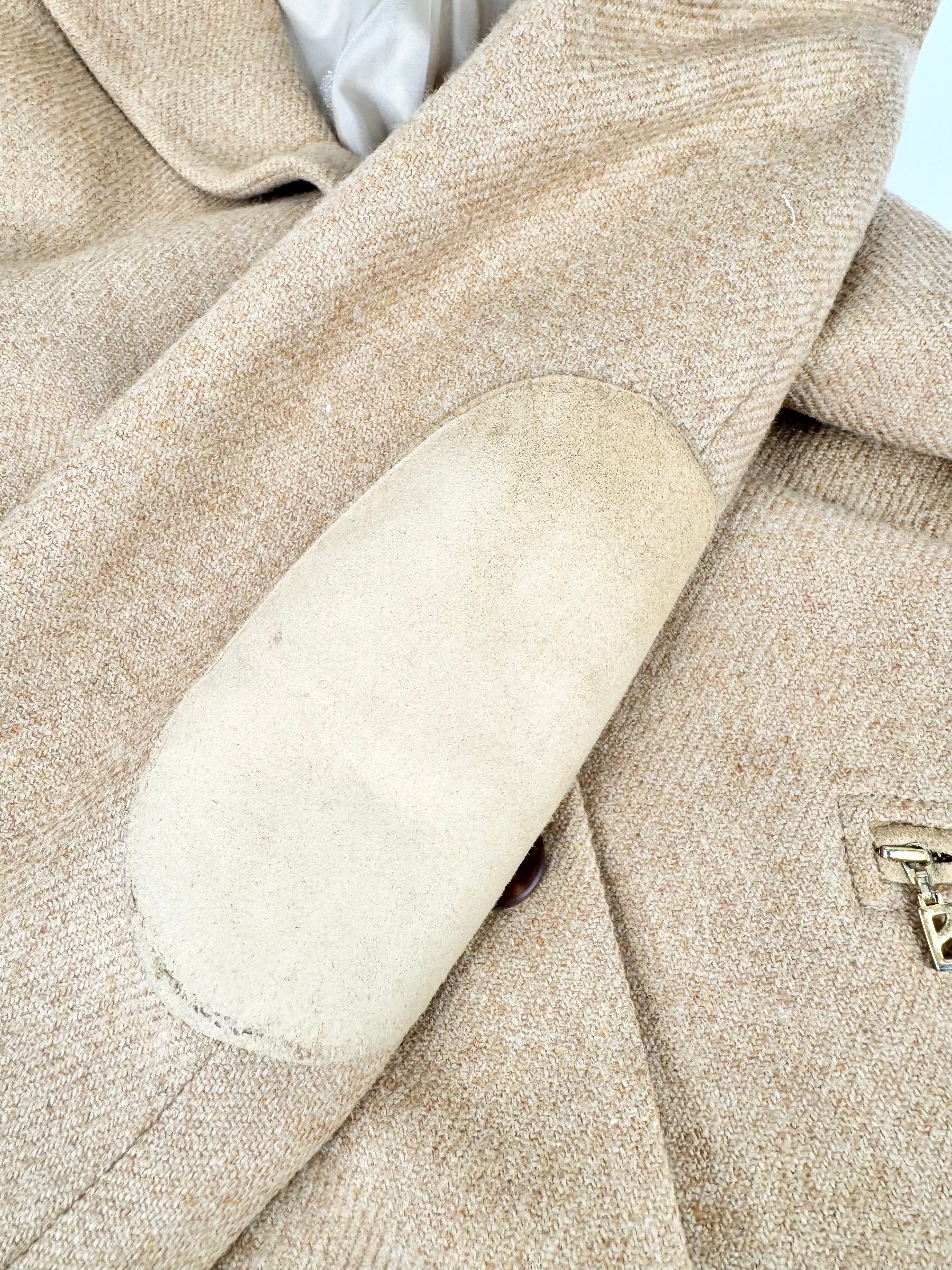 Bogner Biscuit Wool Blazer - AU8/10