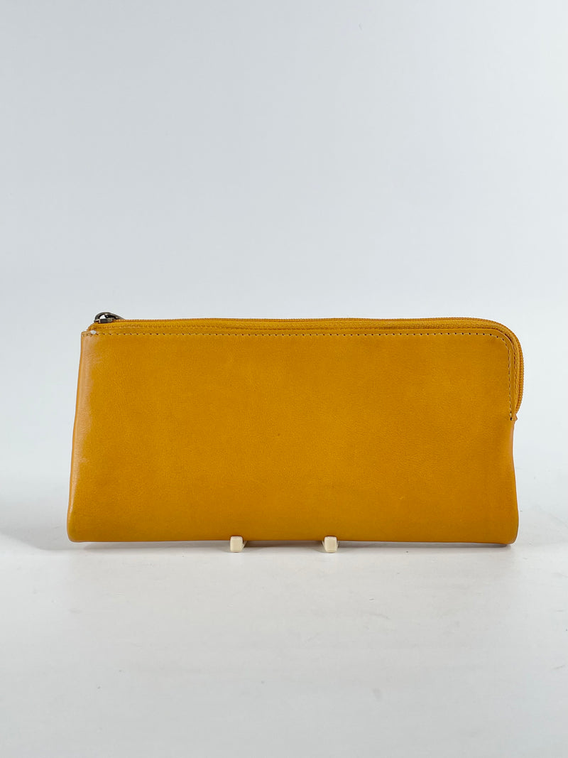 Pierre Cardin Mustard Yellow Leather Wallet