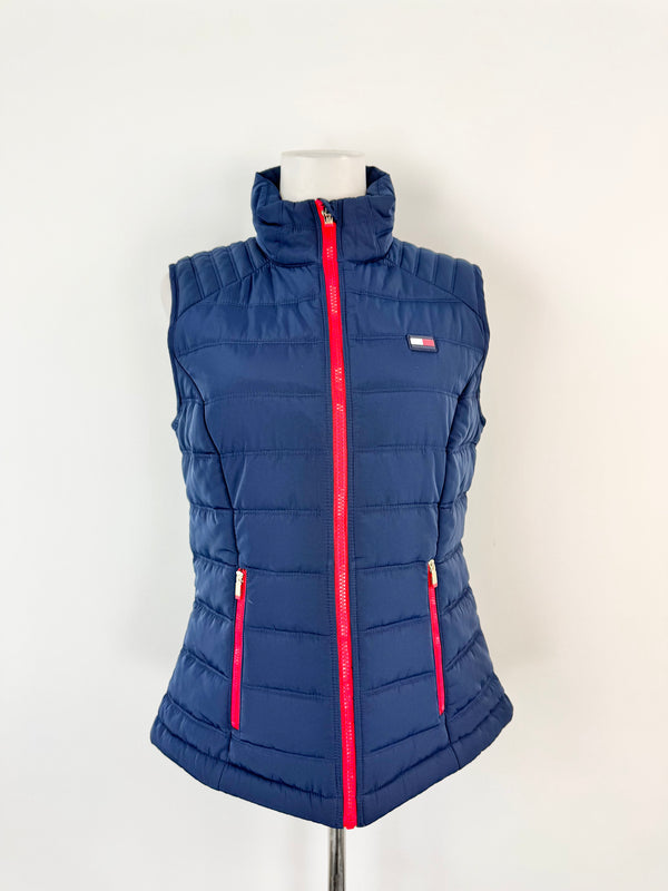 Tommy Hilfiger Navy Blue Puffer Vest - S
