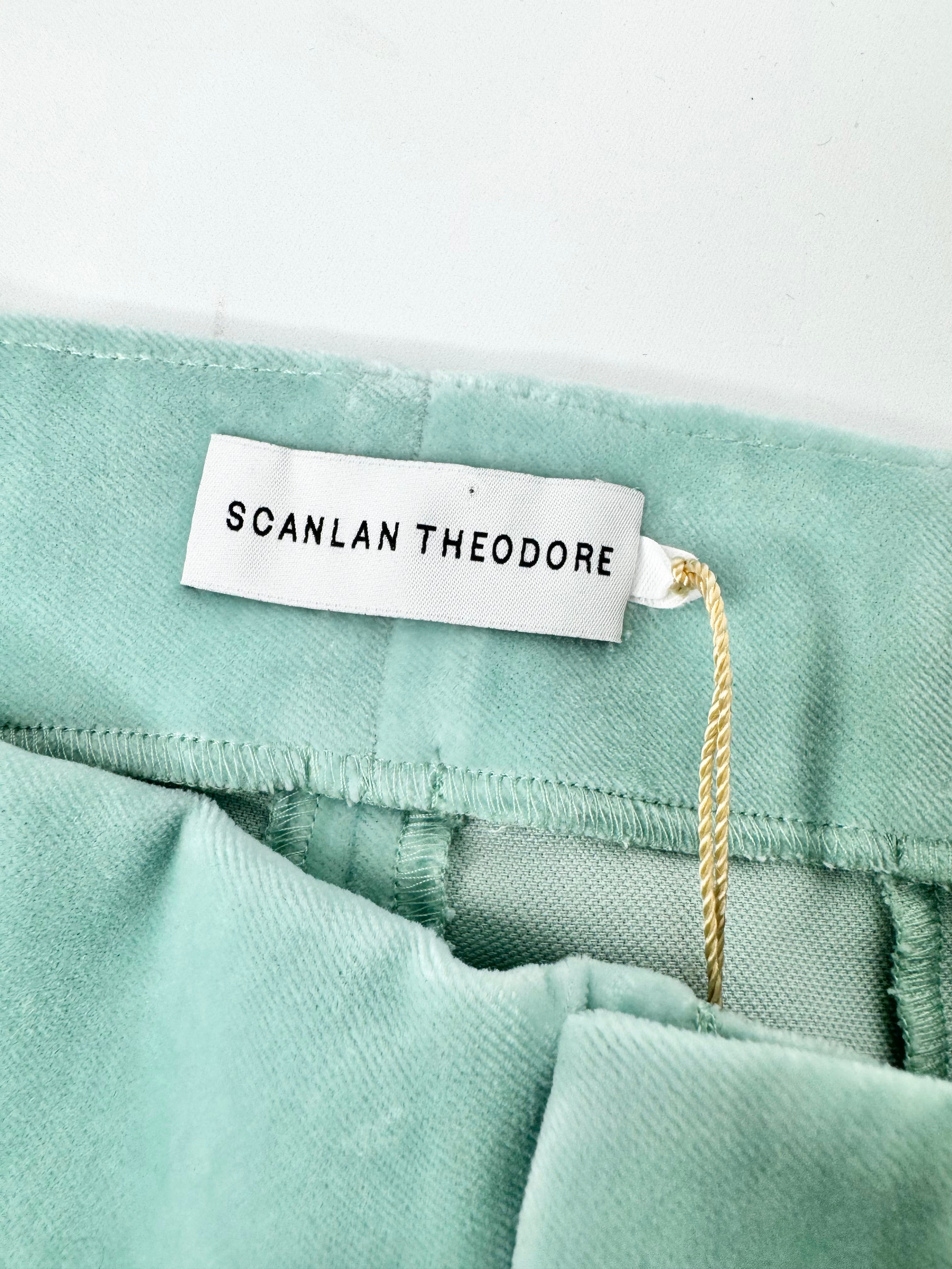 MFW Scanlan Theodore Mint Velvet Slacks NWT - AU6