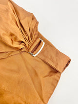 Lisa Ho Bronze Silky-Feel Utility Dress - AU6