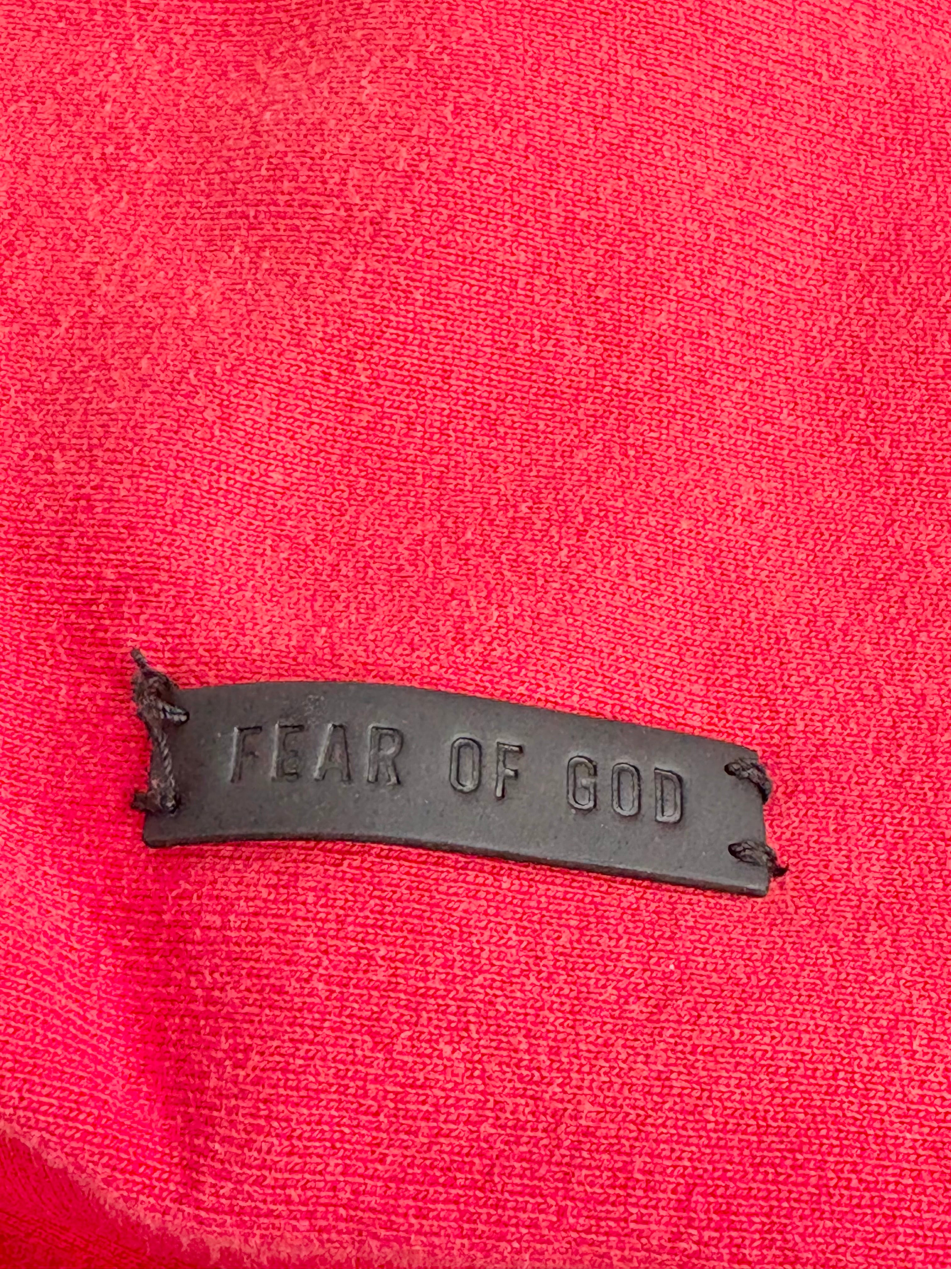 Fear of God Red '7' Pullover Hoodie - M
