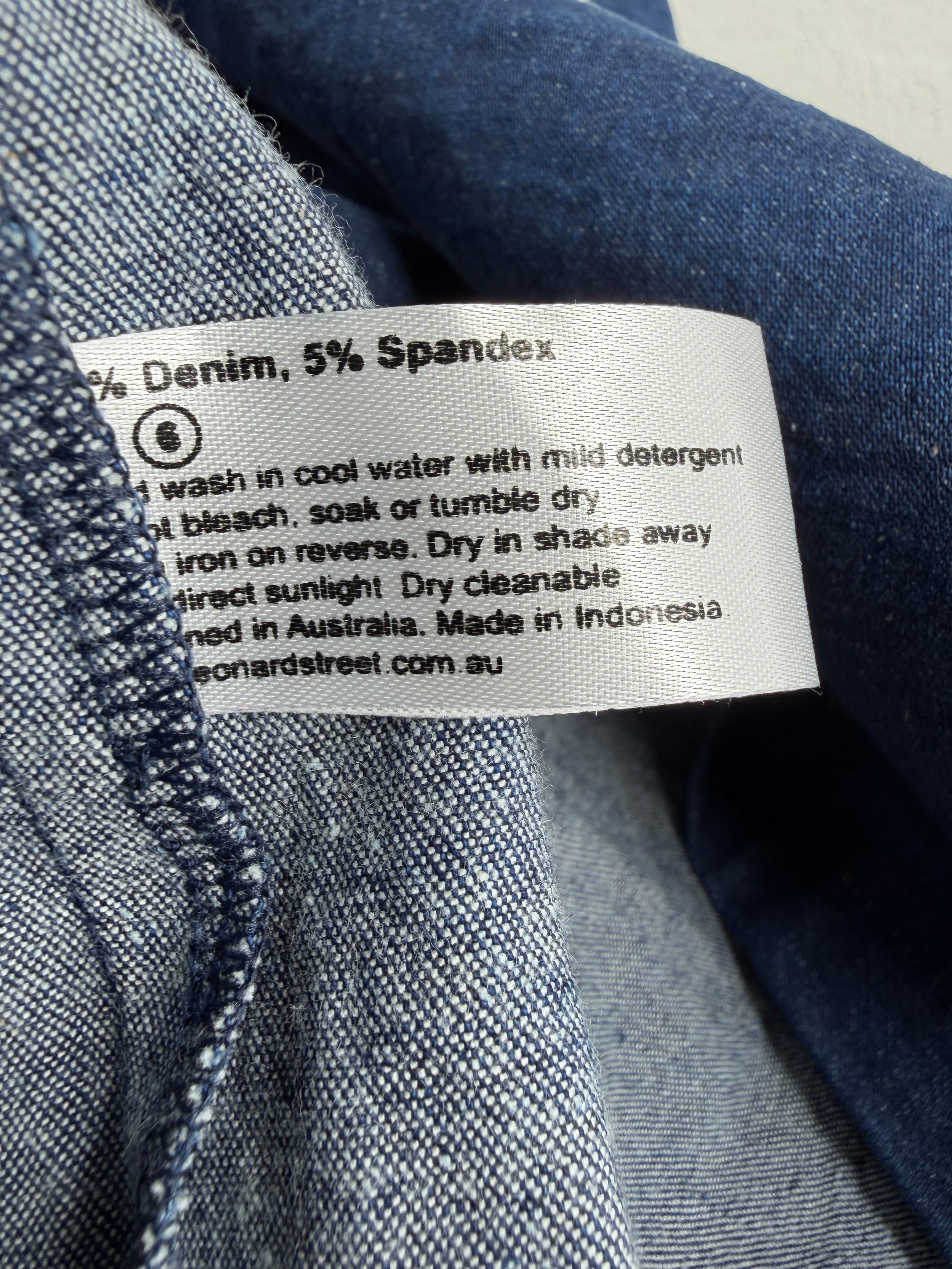 Leonard Street Blue Denim Skirt NWT- AU6