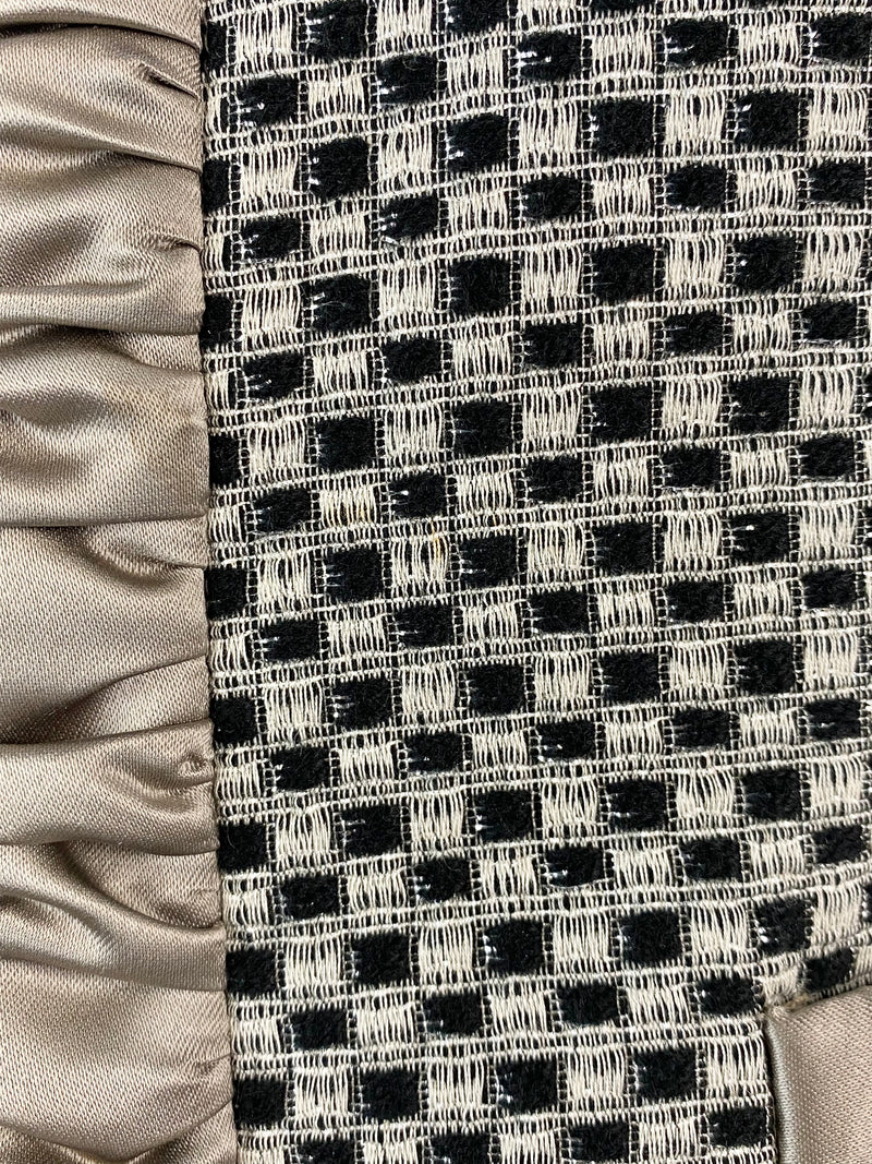 Armani Collezioni Black & Silver Checkered Jacket - AU10/12