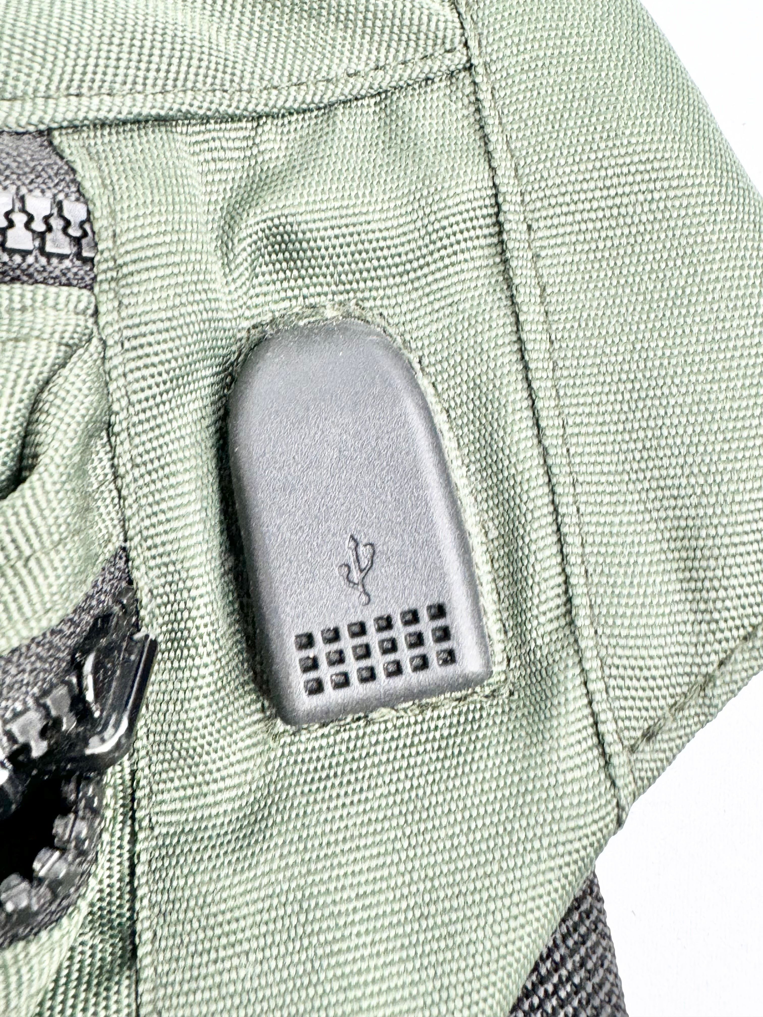 Tumi Pine Green Off Shoulder Bag & Bumbag Travel Set