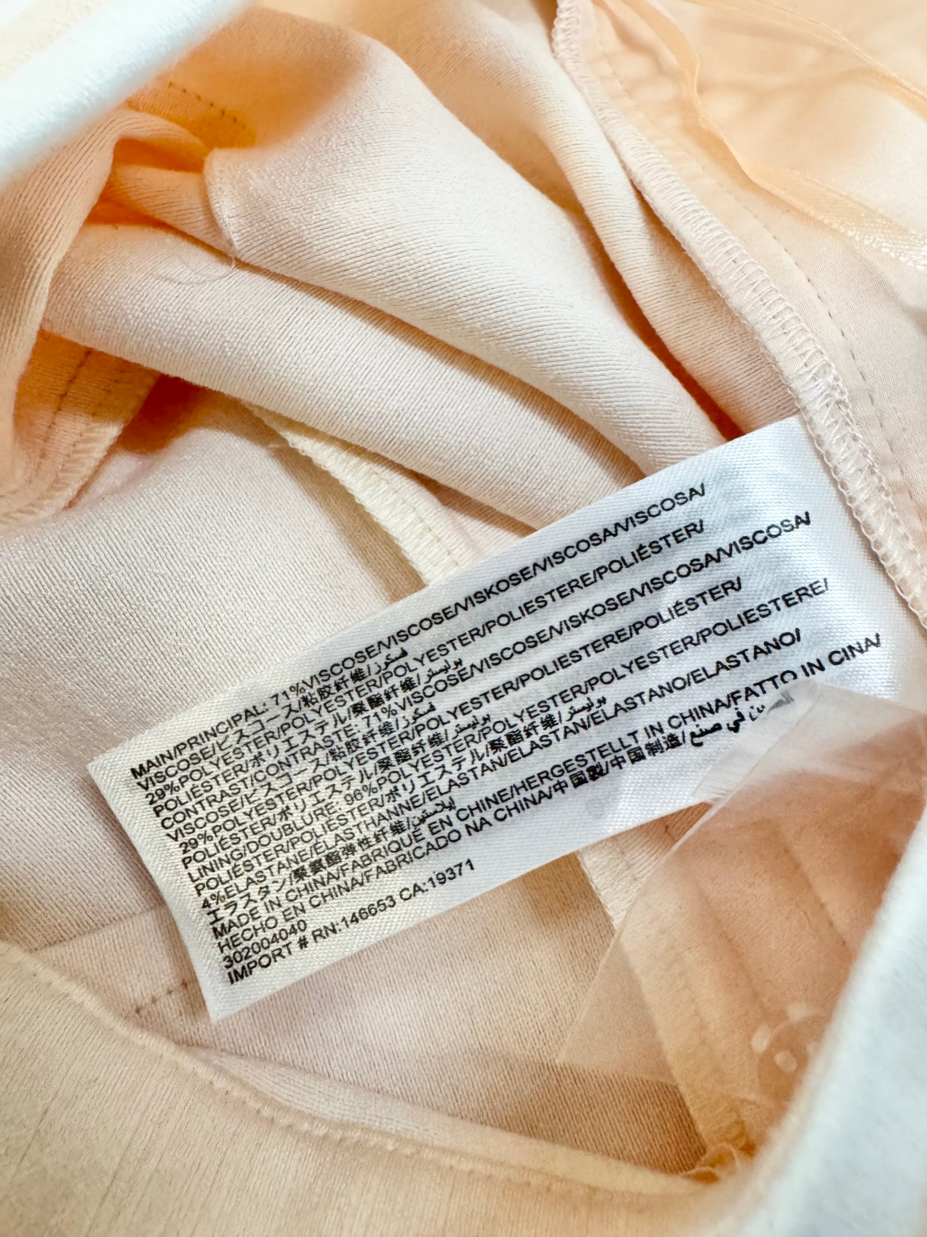 Keepsake Pastel Peach & White Tailored Two-Piece Suit - AU6
