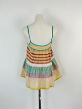 Gorman Multicolour Striped Silk-Blend Camisole - AU8