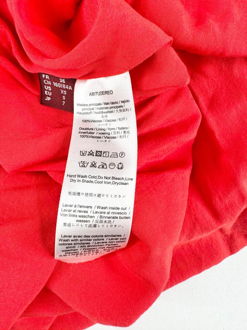 Comptoirs Des Cotonniers Deep Orange Tunic - AU8/10