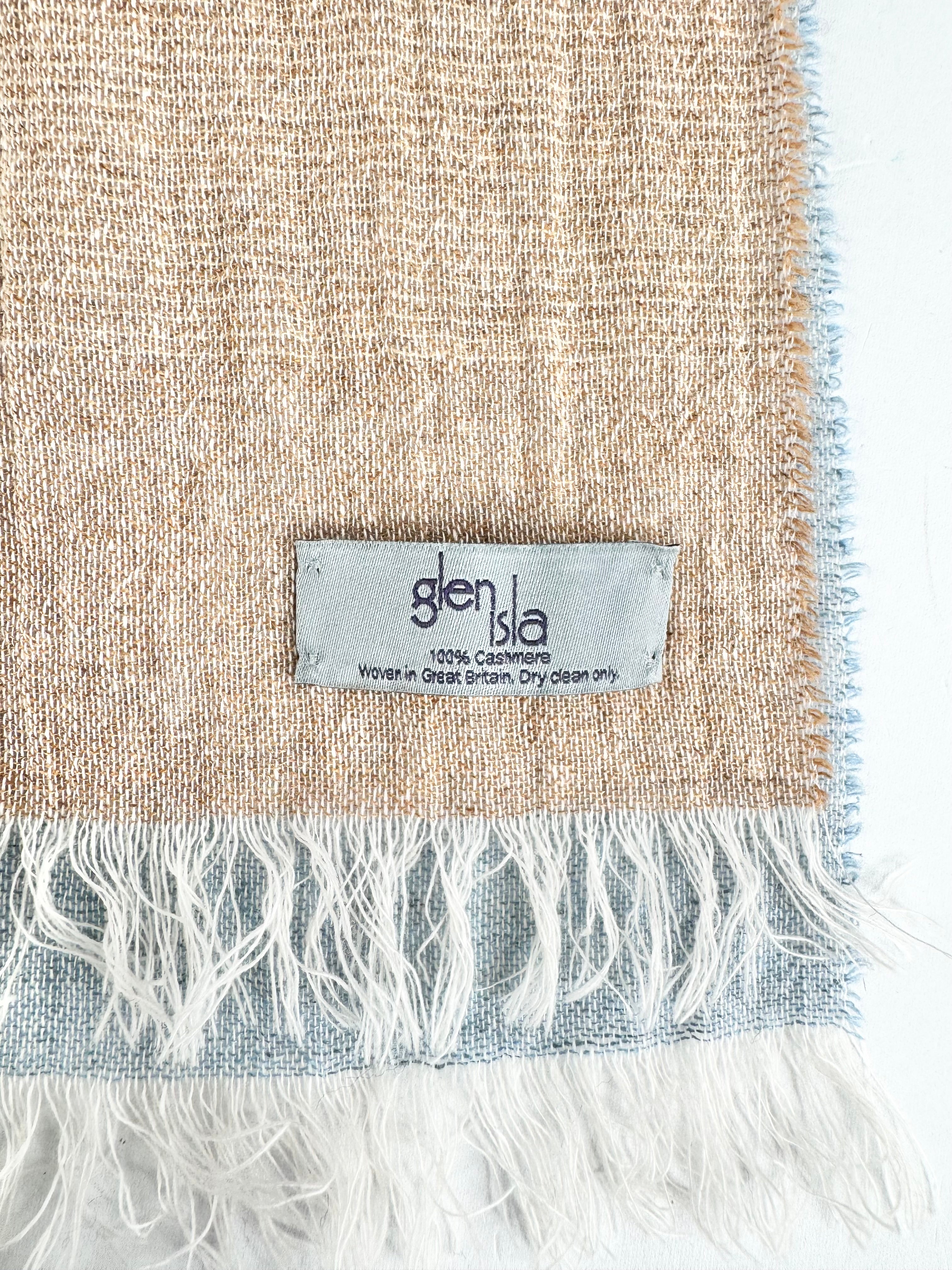 Glen Isla Light Woven Cashmere Scarf MN