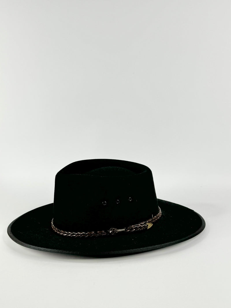 Statesmen Black Fur Felt Hat - 57