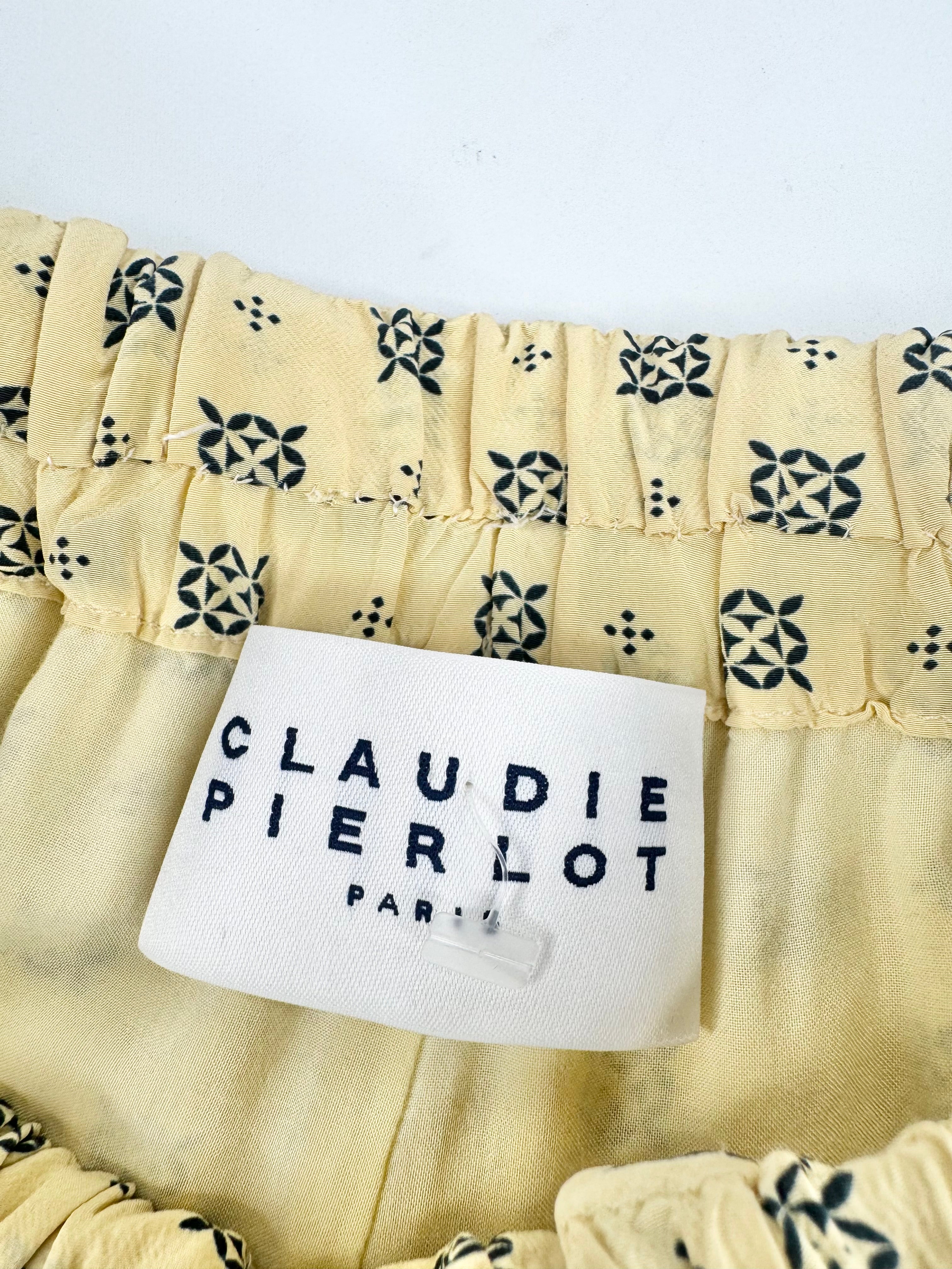 Claudie Perlot Custard Viscose Slacks - AU10