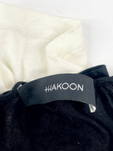 Thakoon Black & White Layered Long Sleeve Top - AU8