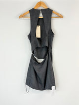 Bec + Bridge Striped Pine Cut-Out Mini Dress - AU6