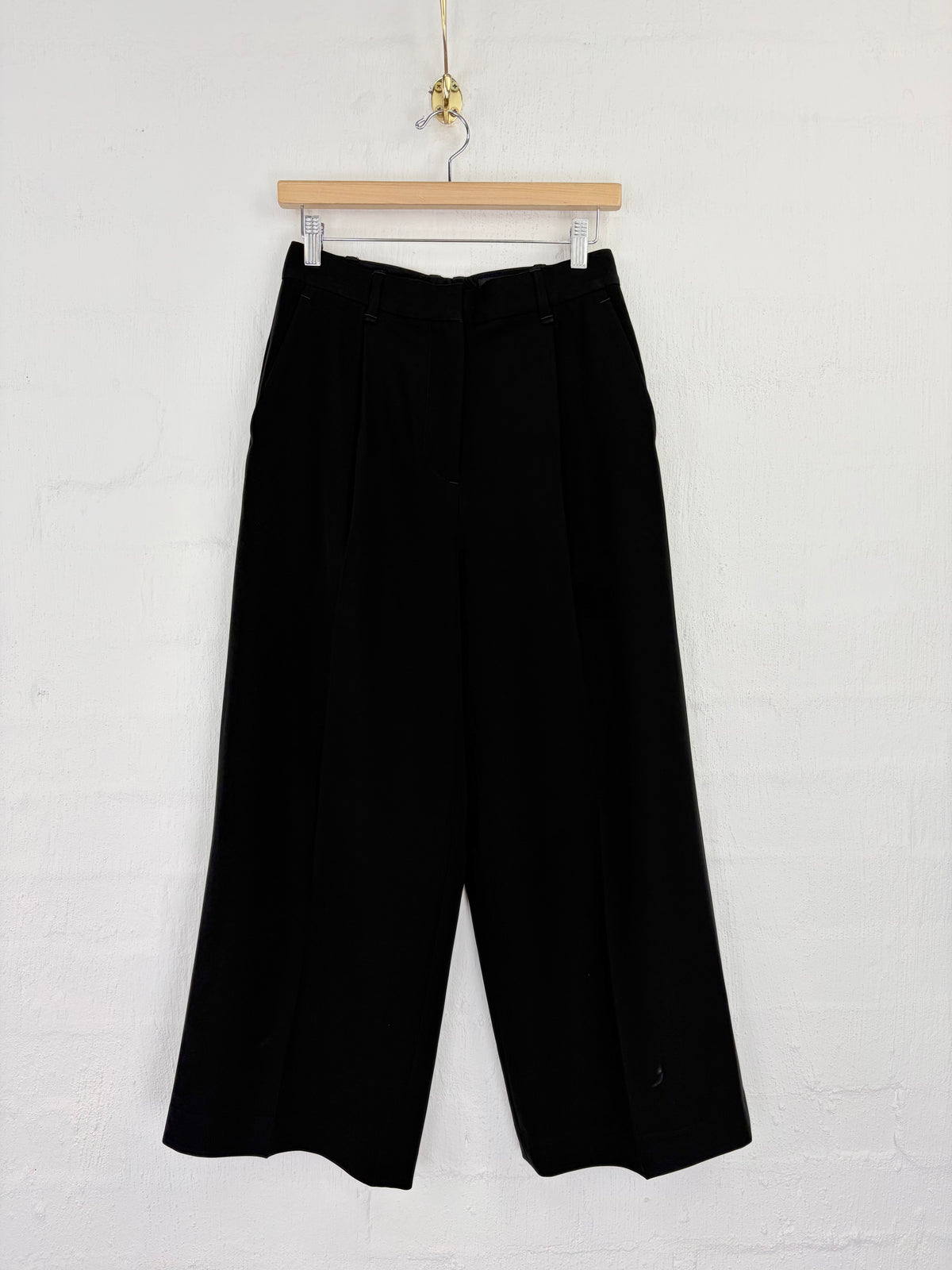 Rag & Bone Black Wide Leg Slacks - AU10