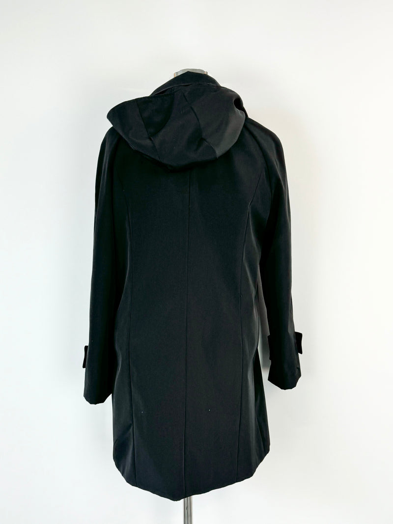 Calvin Klein Black Polyester Coat - AU12