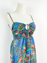 Zimmermann Electric Blue Floral Summer Dress - AU8