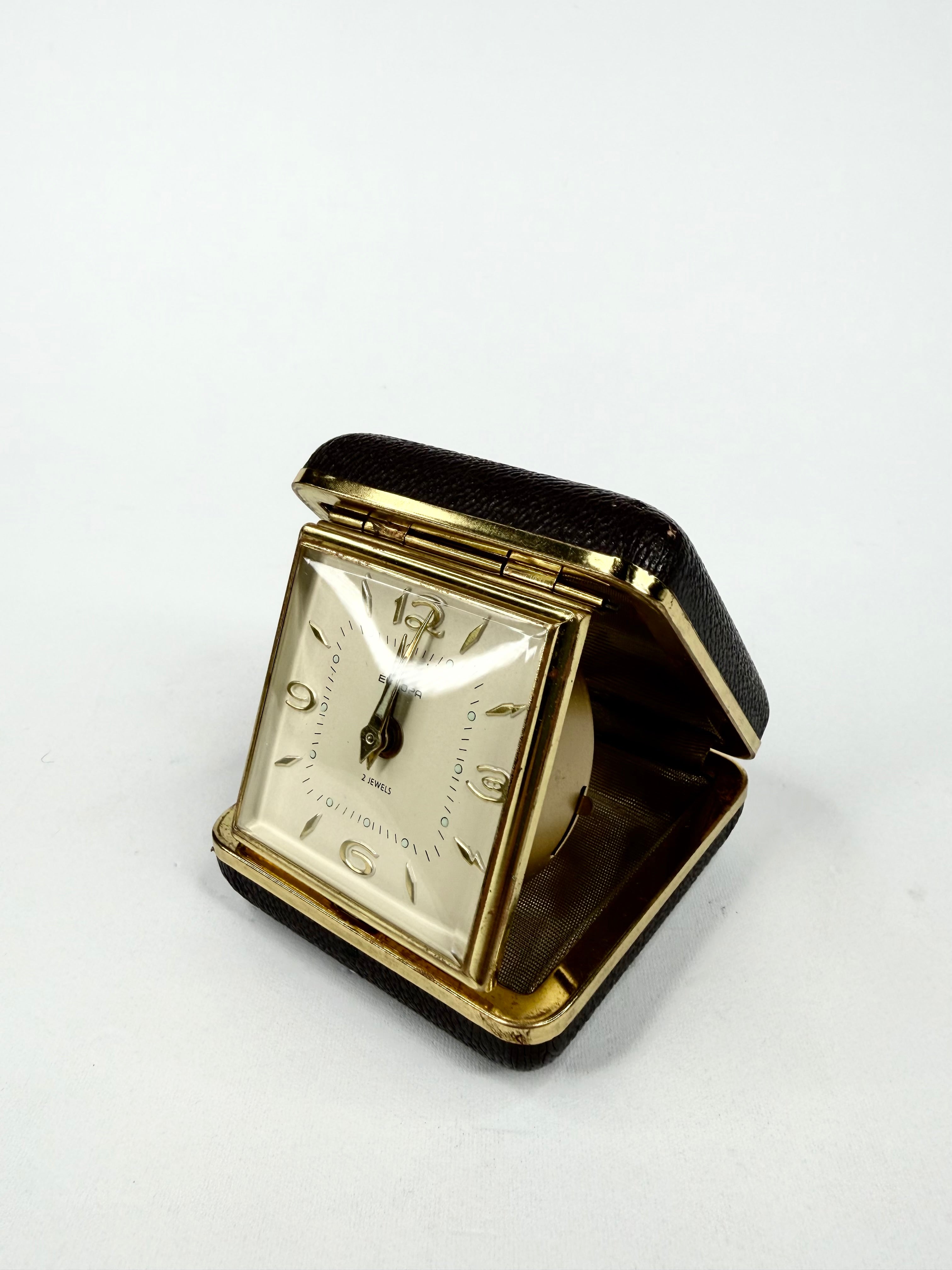 Vintage 1950s Europa Travel Alarm Clock