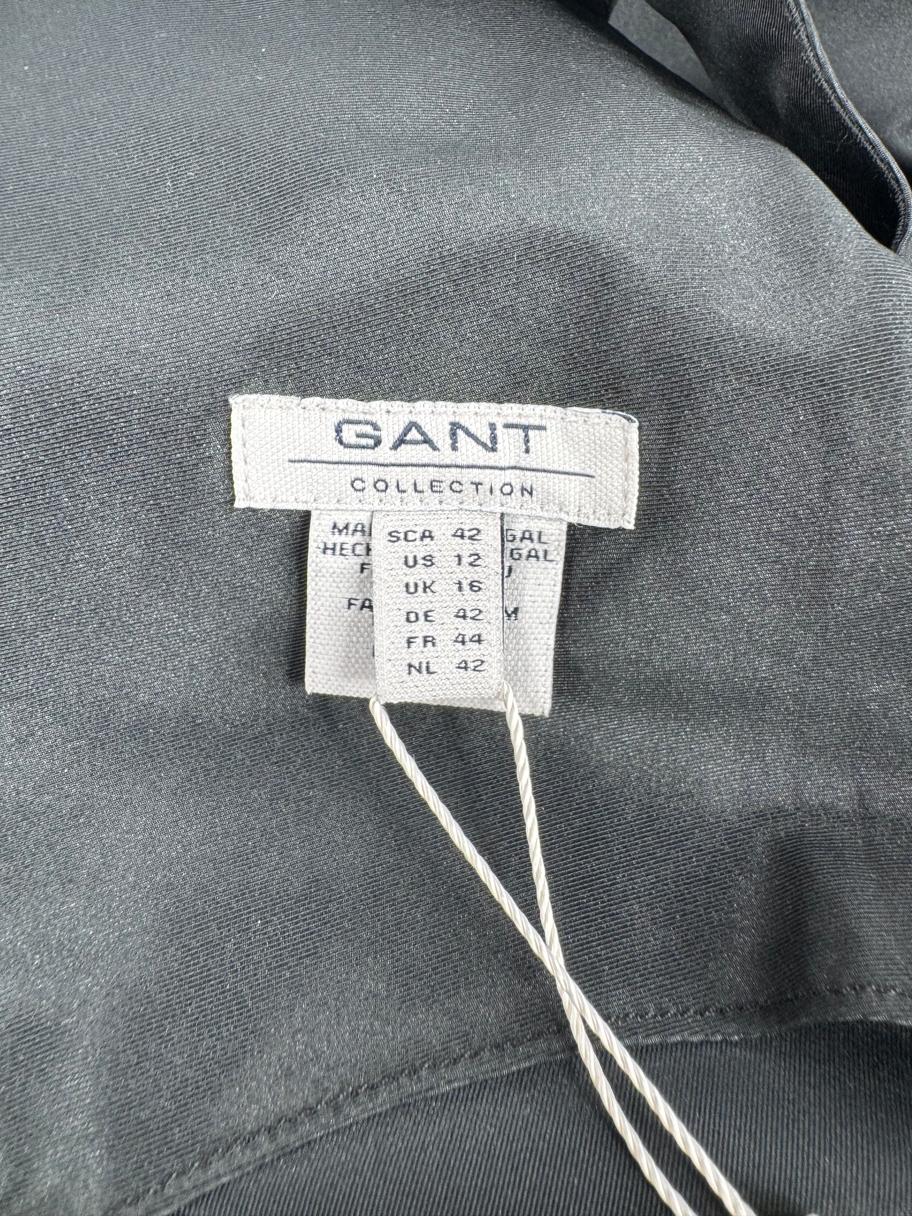 Gant Collection Black Fancy V Neck Sleeveless Dress AU14/16