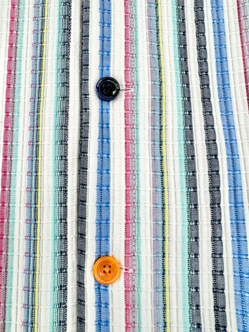 Scotch & Soda Ice Cream Stripe Cotton Shirt NWT - XXL