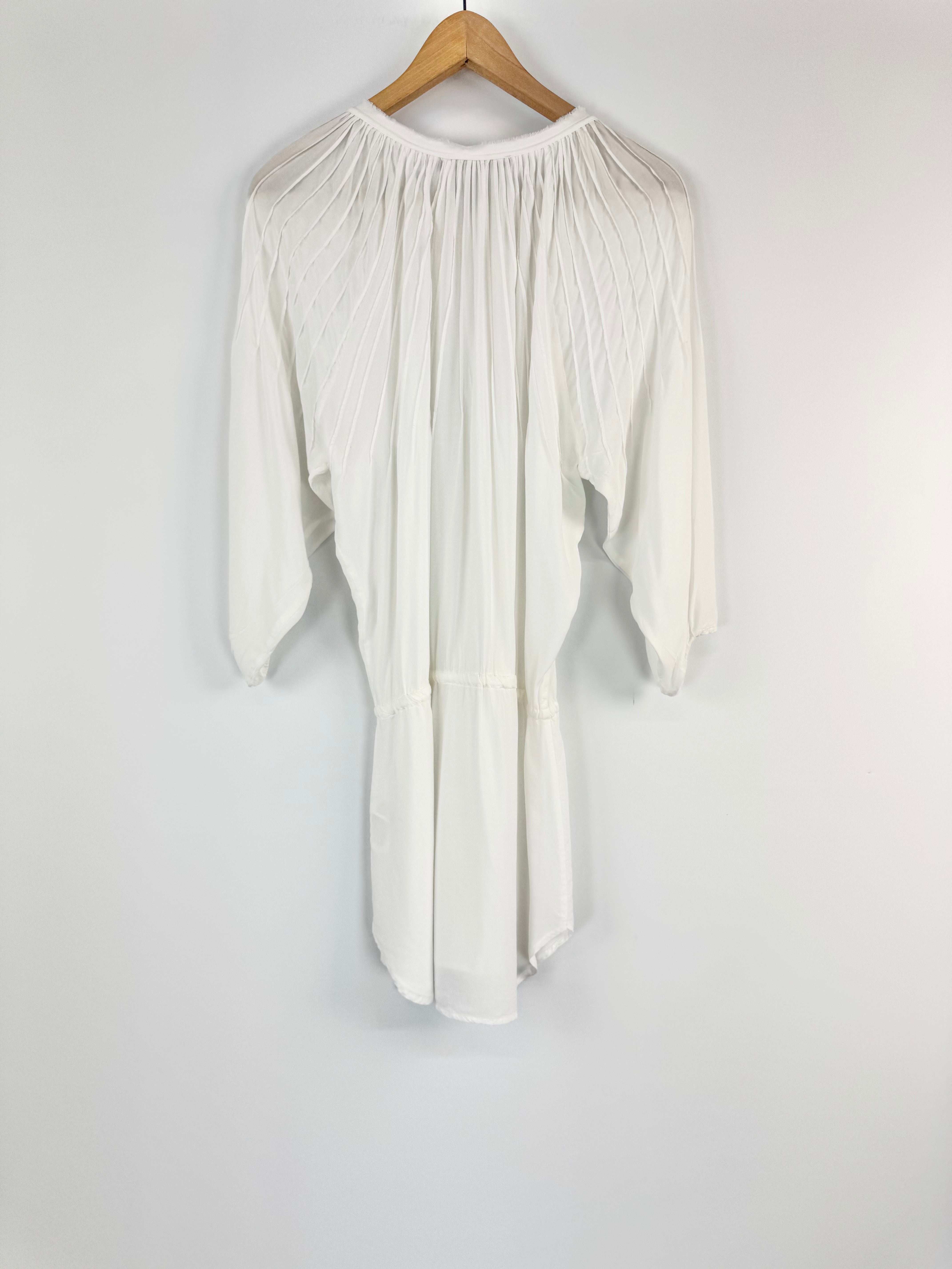 Vix Paula Hermanny White Resort Wear Shirt - AU10/12