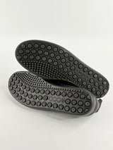 Ecco Black Leather & Gore-Tex Upper Slip Ons - EU42