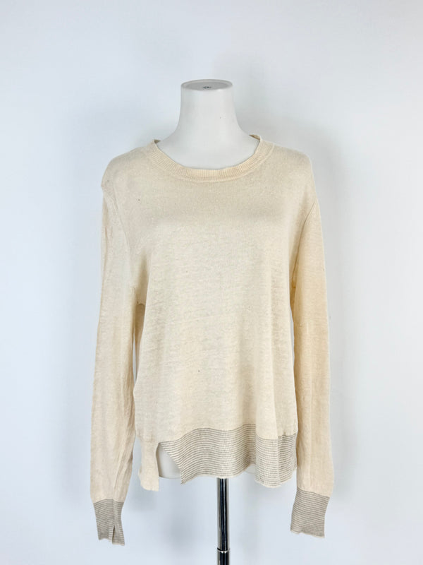 Vic + Bert Pale Orange Knitwear Top - AU8