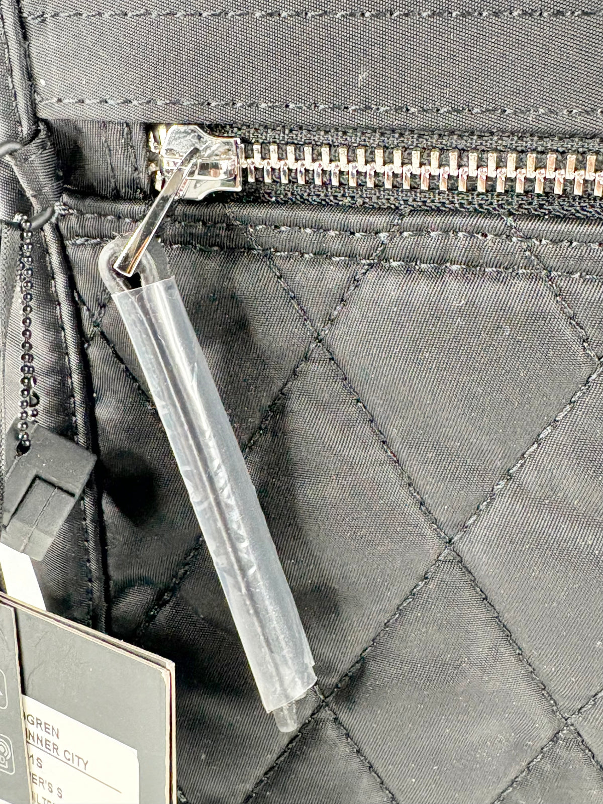 Hedgren Black Quilted Shoulder Bag