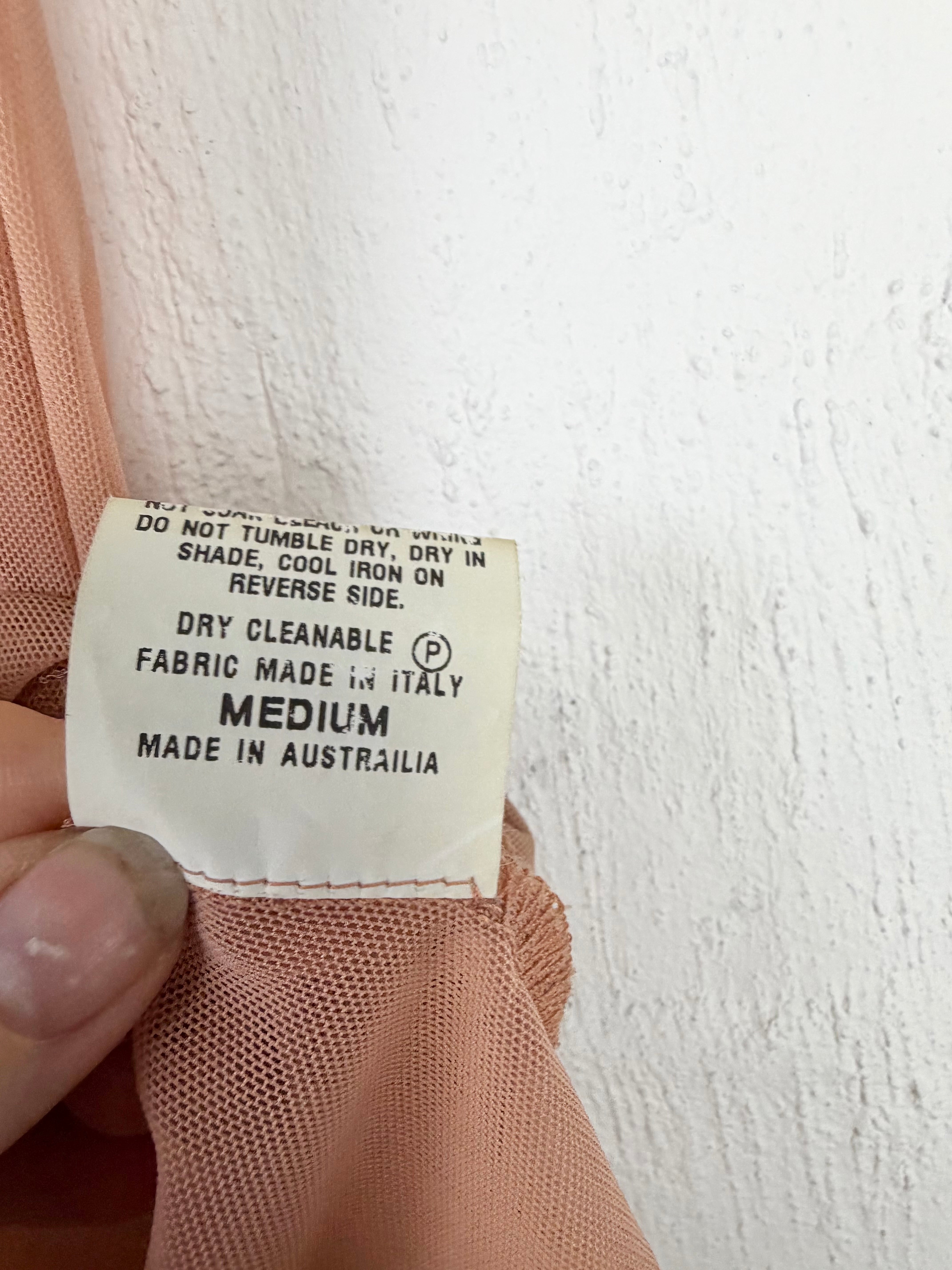 Scanlan Theodore Sheer Peach Sleeveless Top - AU10