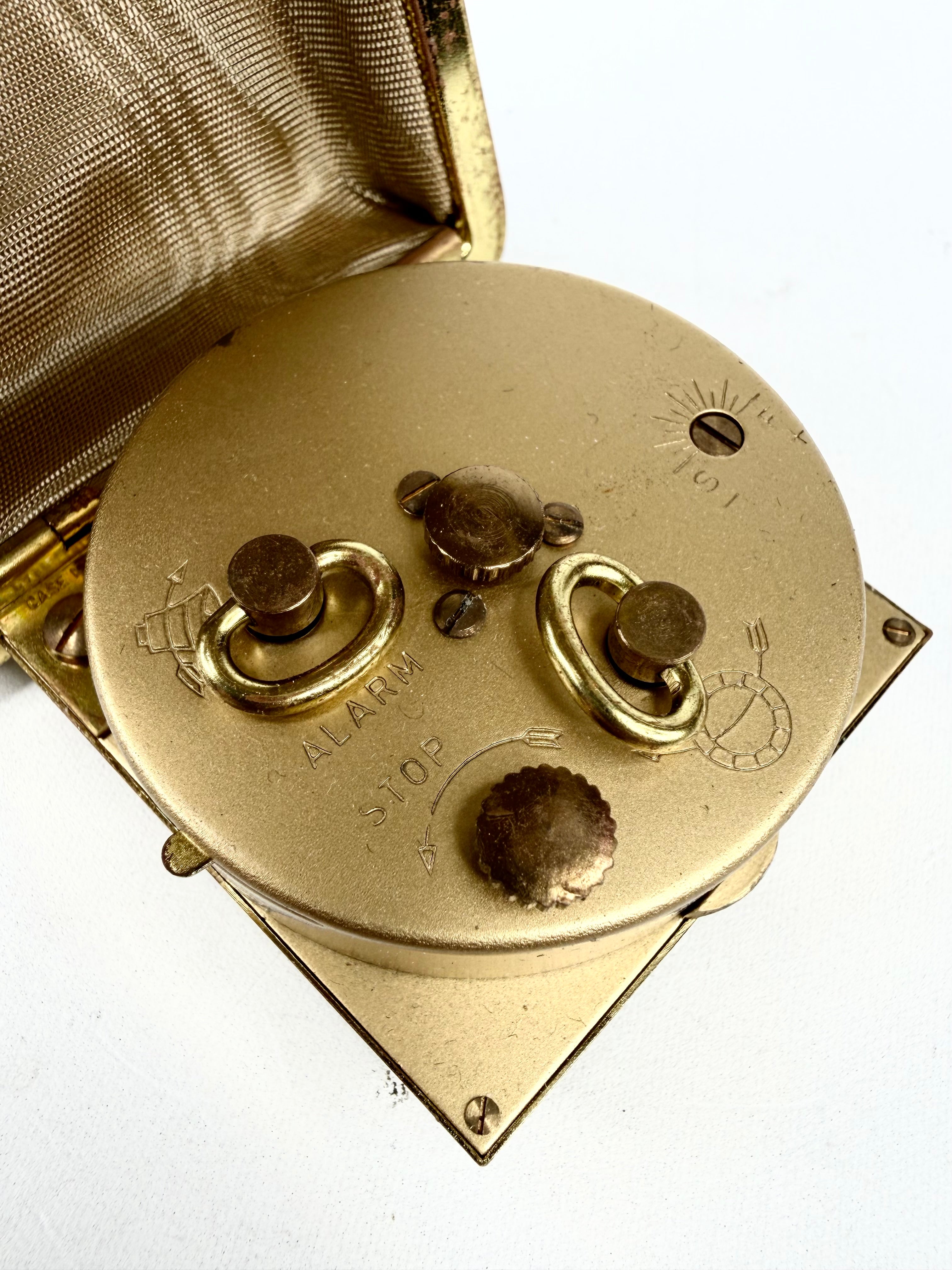 Vintage 1950s Europa Travel Alarm Clock
