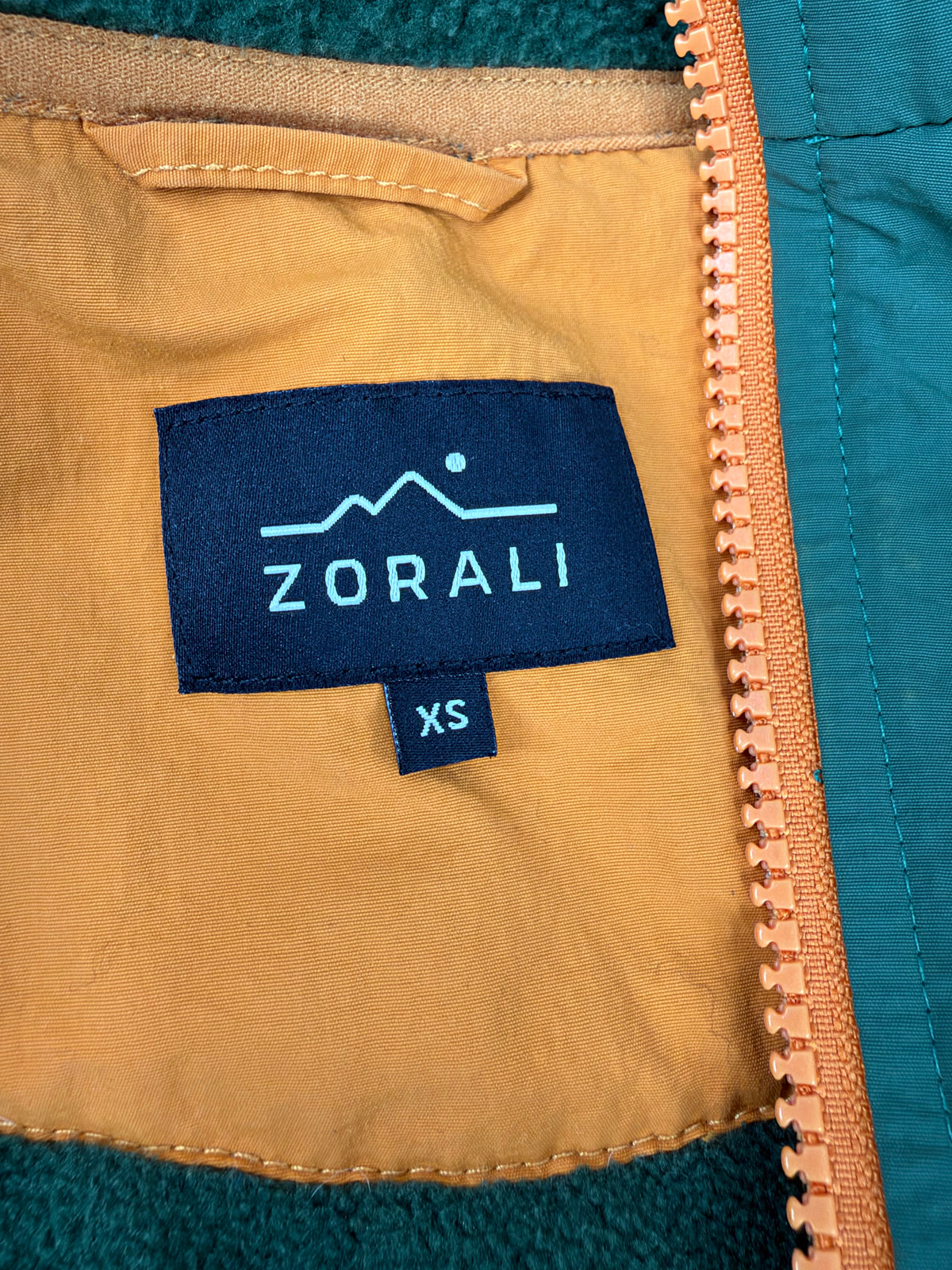 Zorali Forest Green Quarter Zip Fleece - XS