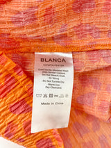Blanca Papya Orange 'Carol' Crinkled Mini Dress NWT - AU10/12