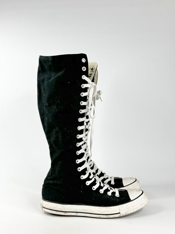 Converse Chuck Taylor Knee High Black Lace Ups - EU42.5/UK9