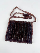 Cosgrove & Beasley Amber Beaded Mini Crossbody Bag