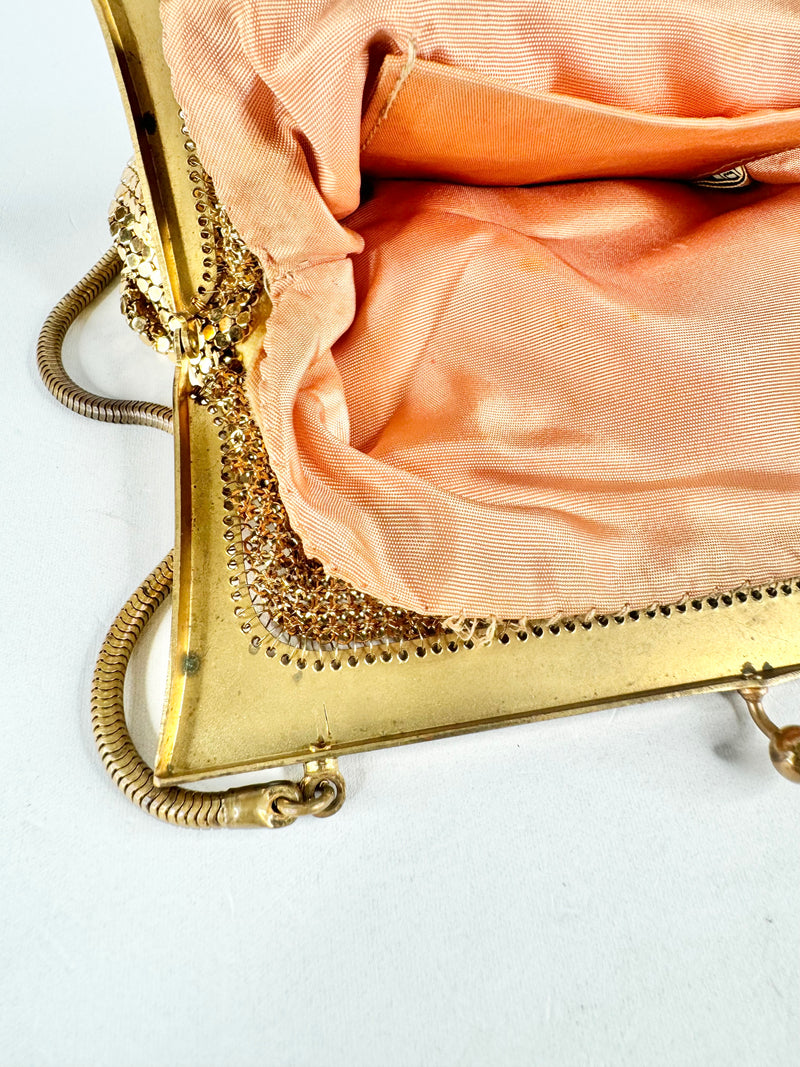 Vintage Oroton Gold Mesh Evening Purse