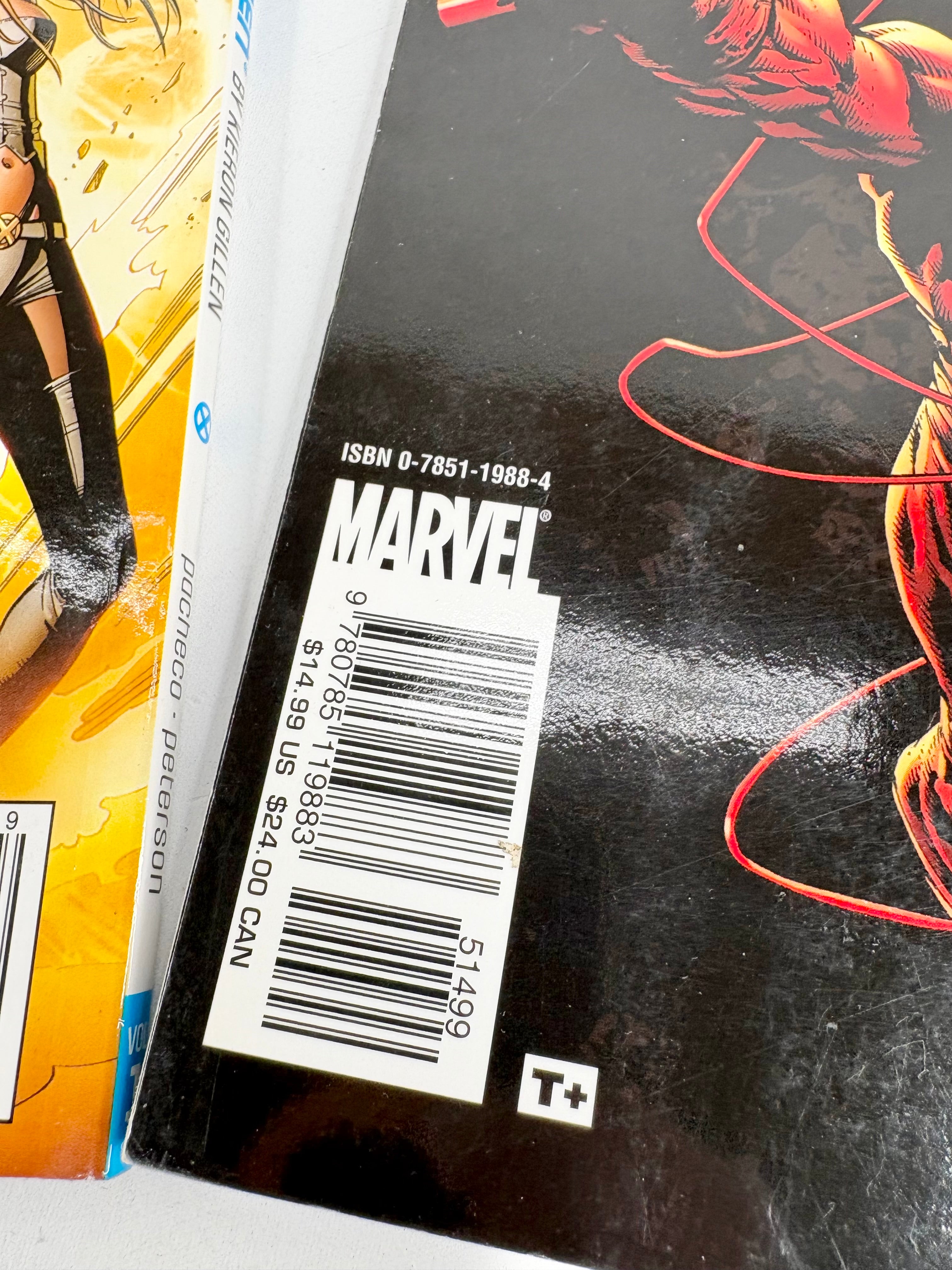 Trio of Marvel Paperback Comics