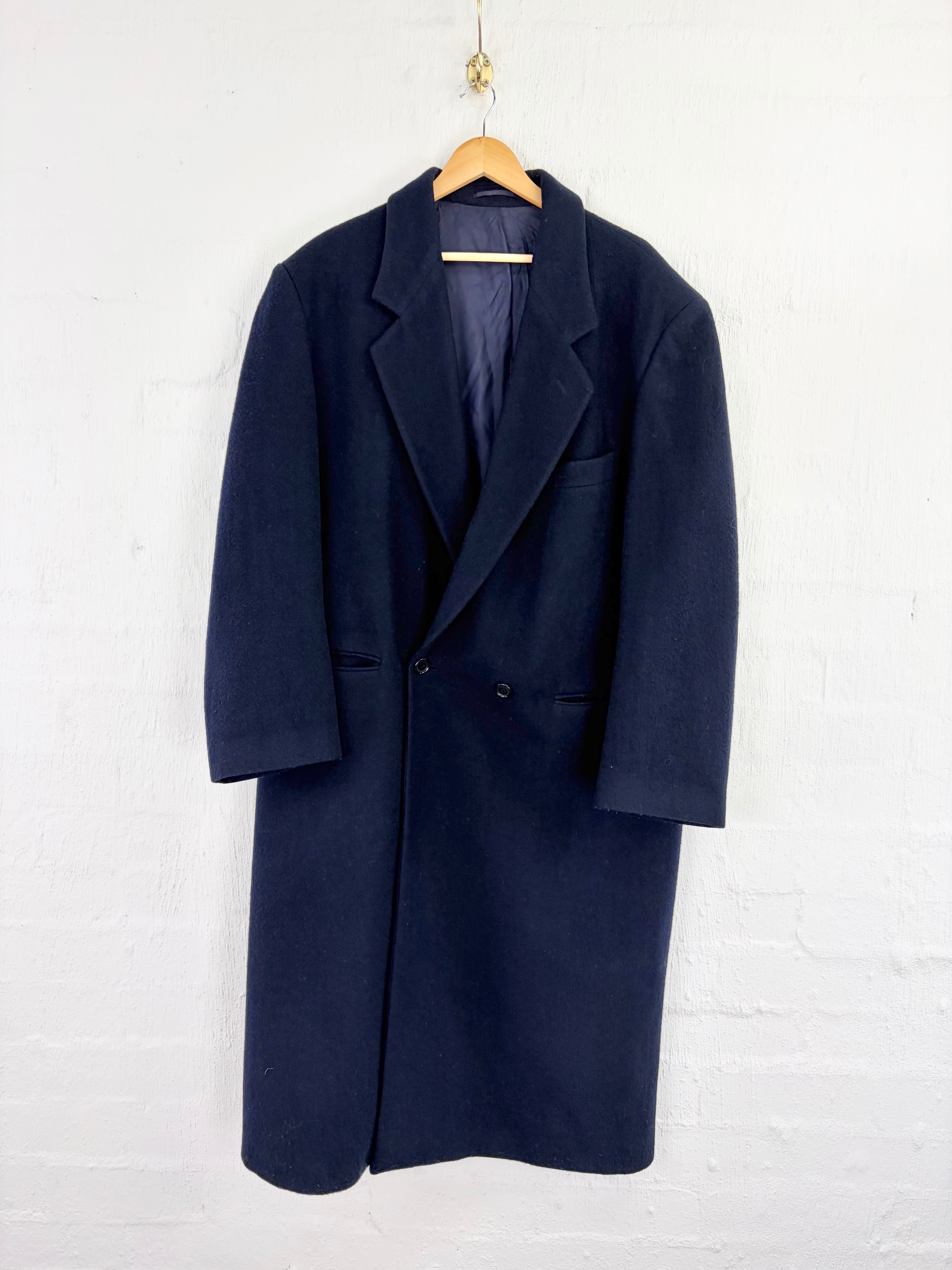 Vintage Life by Najee Navy Blue Wool Coat - 42