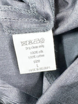 Spijkers En Spijkers Grey Silk Dress - AU12