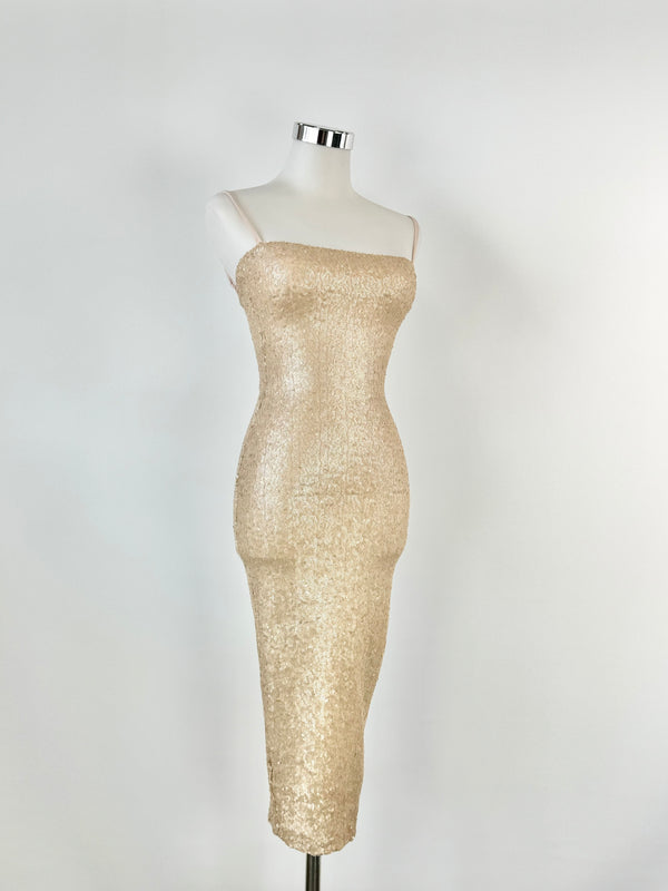 Nookie 'Lovers' Champagne Gold Gown - AU6