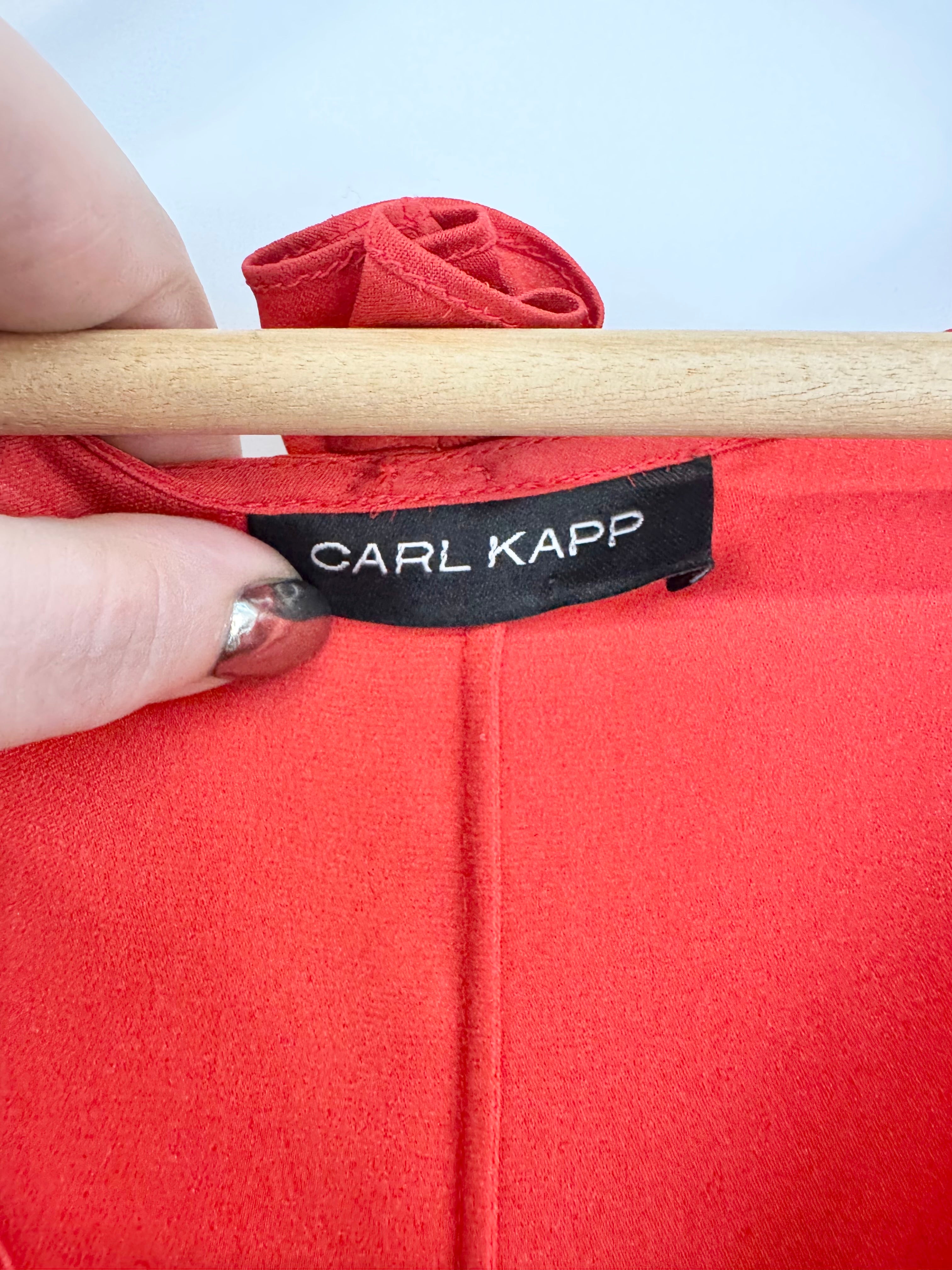 Carl Kapp Persimmon Silk Blend Gown - AU8