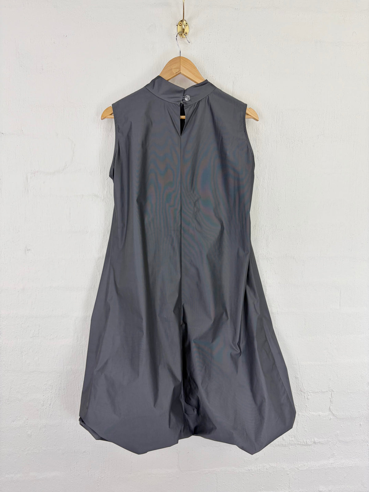 Handmade Charcoal Technical Bubble Dress - AU14